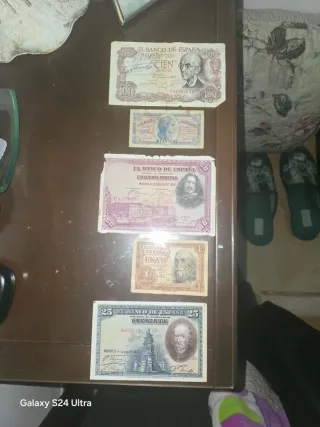 Billetes antiguos España