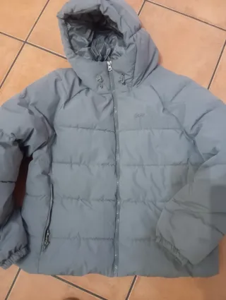 Anorak acolchado Pull&Bear gris