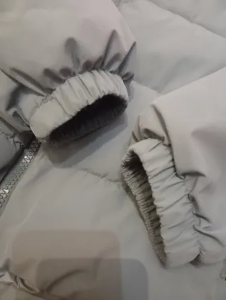 Anorak acolchado Pull&Bear gris