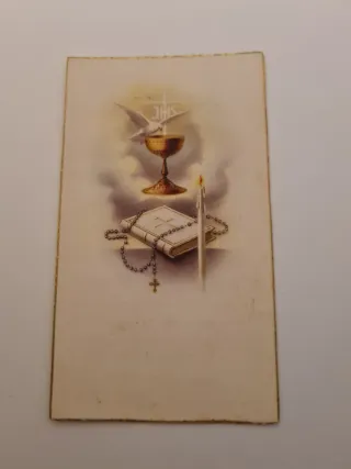 Lote de 7 tarjetas Religiosas Antiguas