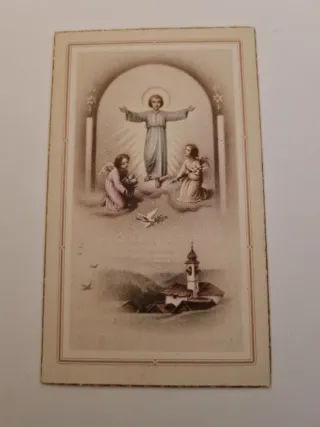 Lote de 7 tarjetas Religiosas Antiguas