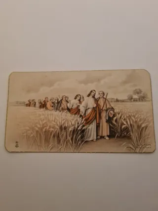 Lote de 7 tarjetas Religiosas Antiguas