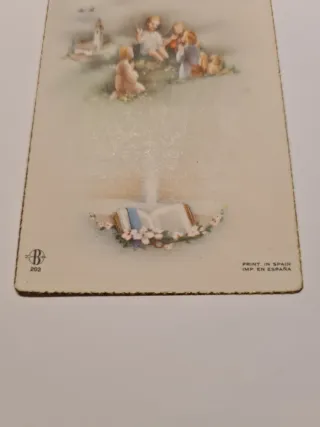 Lote de 7 tarjetas Religiosas Antiguas