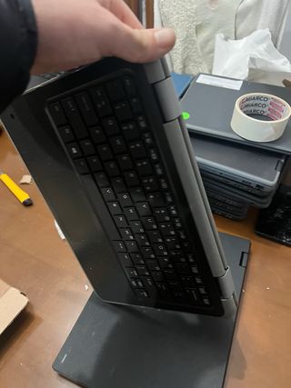 Portátil HP Gris y Negro