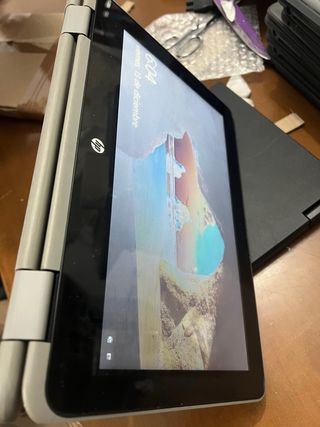 Portátil HP Gris y Negro