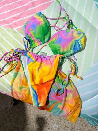 Bañador bikini multicolor