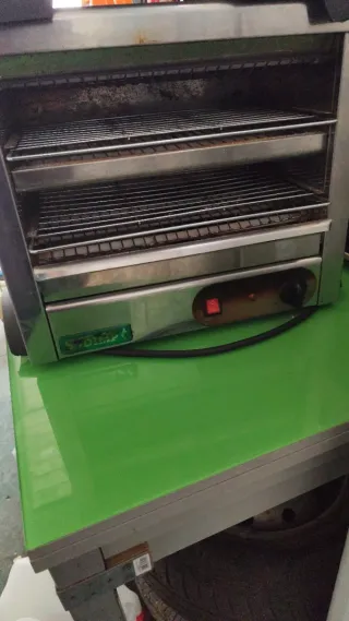 Plancha Hostelería Gas freidora doble y demás util