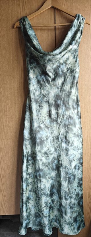 Vestido longo tie-dye