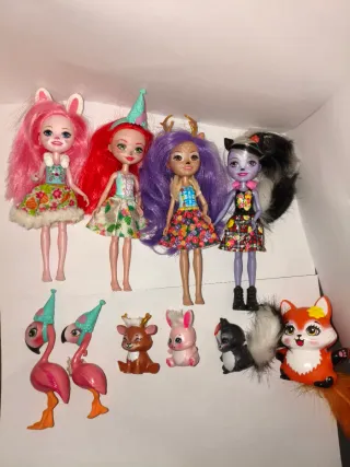 Lote 4 Muñecas Enchantimals