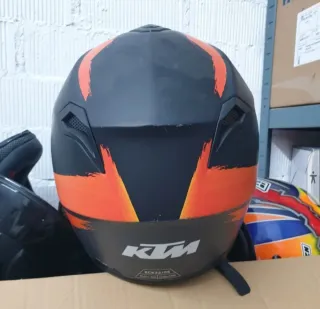 Casco KTM Negro y Naranja, Oficial.