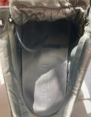 Scarpe Hogan Interactive Pelle Unisex Grigio/Verde