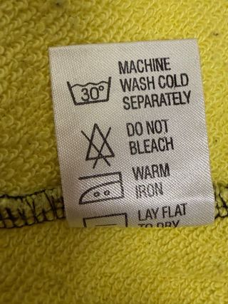 Felpa Reebok Nera e Gialla