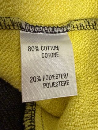 Felpa Reebok Nera e Gialla