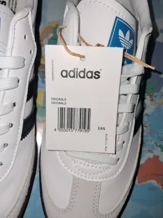 Adidas Samba Blancas y Negras