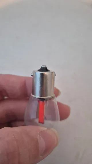 Bombilla LED Roja P21W 1156 Coche/Moto 12Voltios