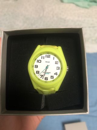 Orologio Stroili verde chiaro.
