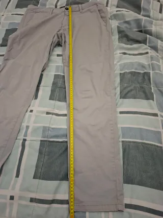 Pantaloni chino 48 uomo Sartoria Italiana grigio