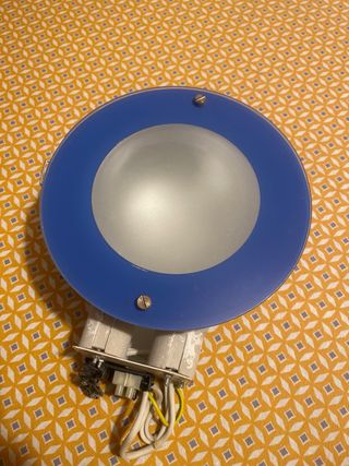 Foco halógeno cocina/baño de color azul