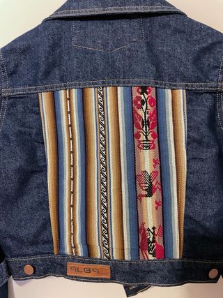 Chaqueta vaquera étnica