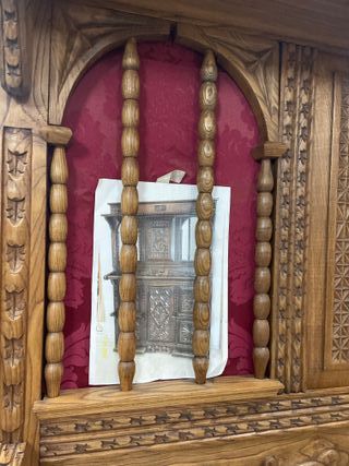 Mueble de entrada con paragüero