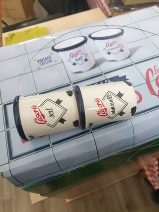 Saleros y pimenteros La Casera (lote de 24)