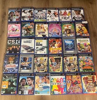 Consola PlayStation 2 + Lote de Juegos