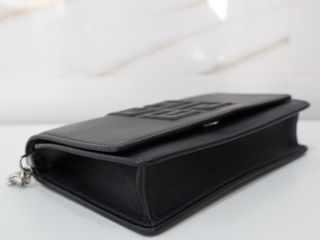Bolso Givenchy Negro Piel Cadena Plata