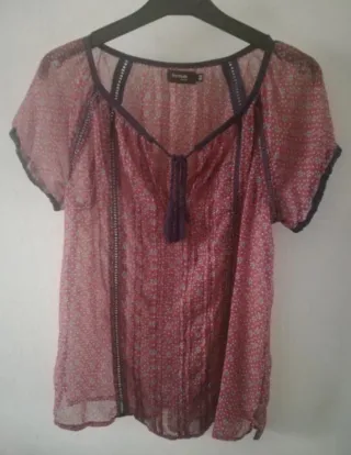 Blusa roja El Corte Ingles