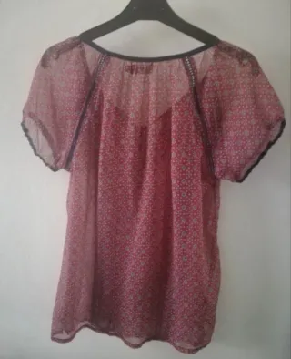 Blusa roja El Corte Ingles