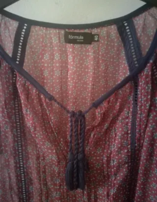 Blusa roja El Corte Ingles