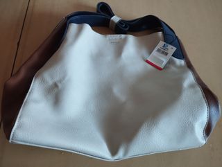 Bolso Misako Beige y Marrón