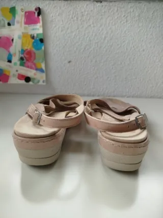 Sandalias Beige y Rosa