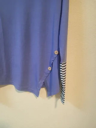 Jersey Mujer Cuello Alto Rayas