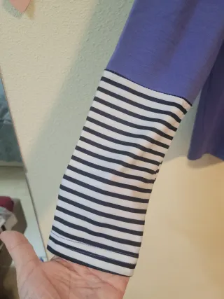 Jersey Mujer Cuello Alto Rayas