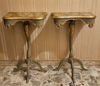 Letto matrimoniale classico beige e oro