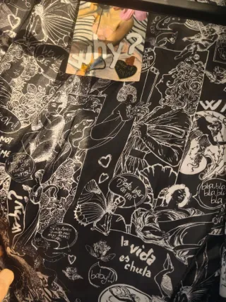 Abrigo Desigual corto estampado