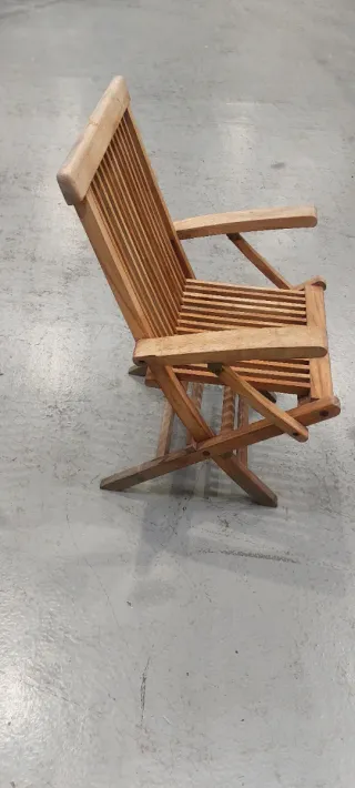 Juego 6 Sillas Madera Teka