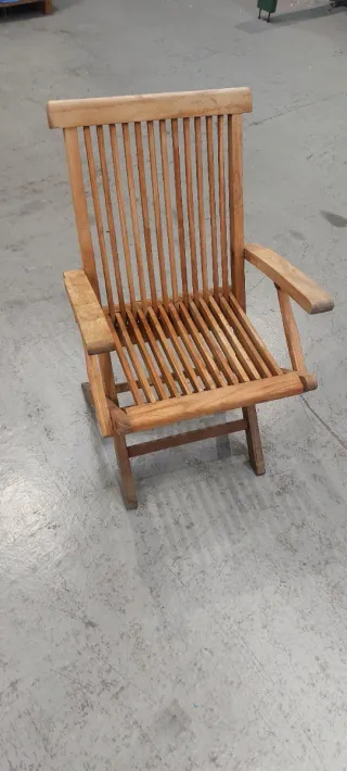 Juego 6 Sillas Madera Teka