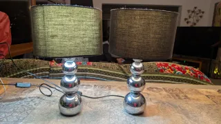 Set di 2 lampade da comodino