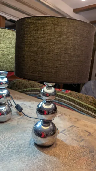 Set di 2 lampade da comodino