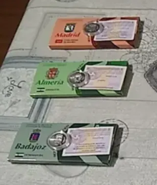 Monedas 5€ Plata Madrid y Badajoz