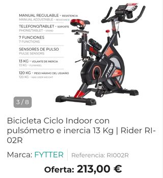 Bicicleta Ciclo Indoor Rider RI-02R