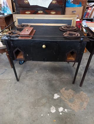 Cocina de carbón/leña antigua