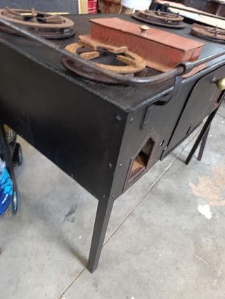 Cocina de carbón/leña antigua