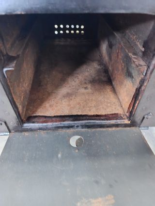 Cocina de carbón/leña antigua