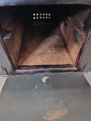Cocina de carbón/leña antigua
