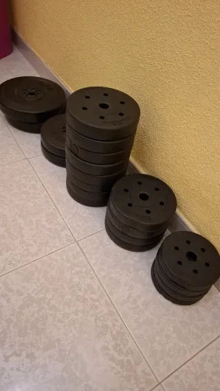 Discos de gimnasio para pesas