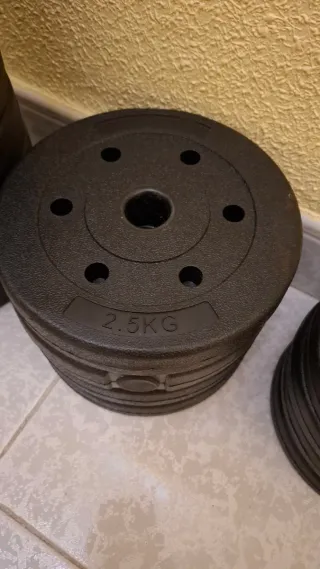 Discos de gimnasio para pesas