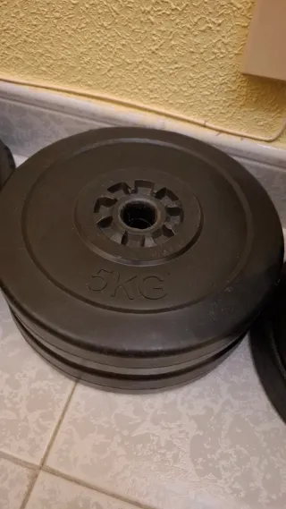 Discos de gimnasio para pesas