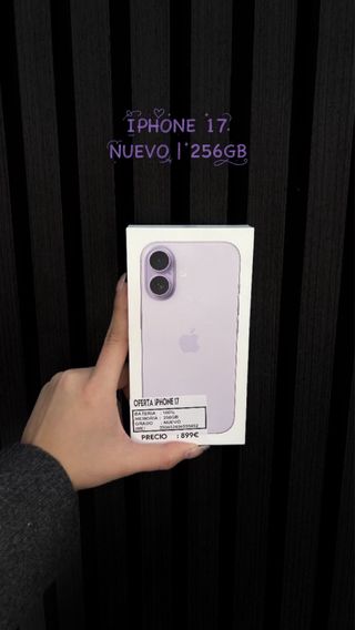 iPhone 17 256GB Morado Nuevo